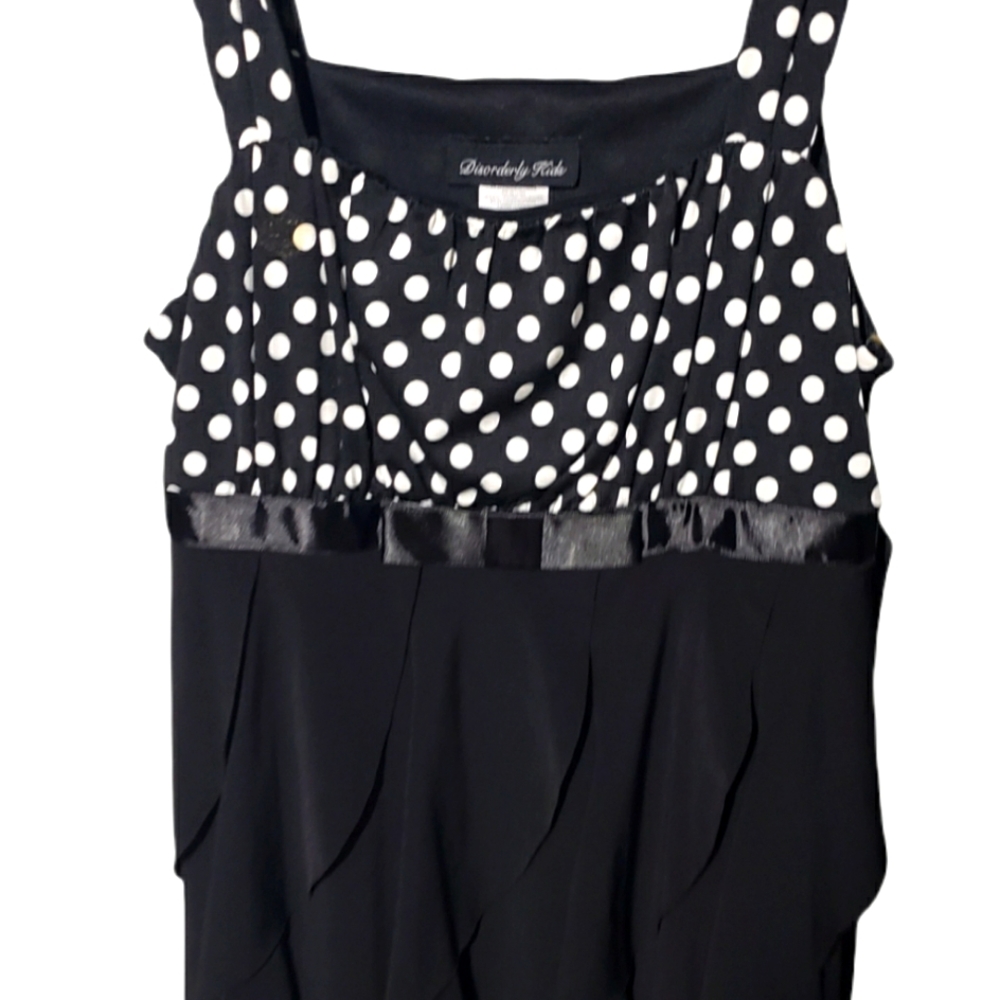 Black and white dress